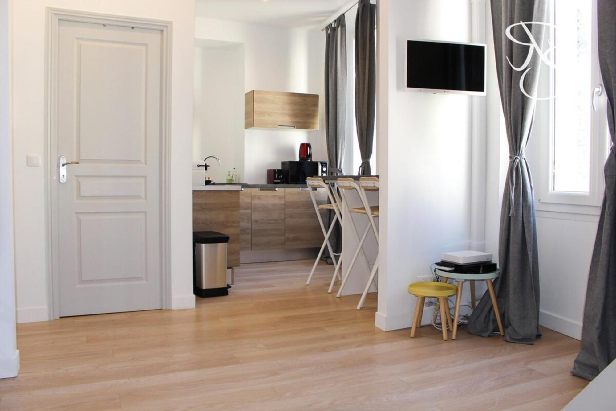Beautiful Studio Cannes Center Exteriör bild