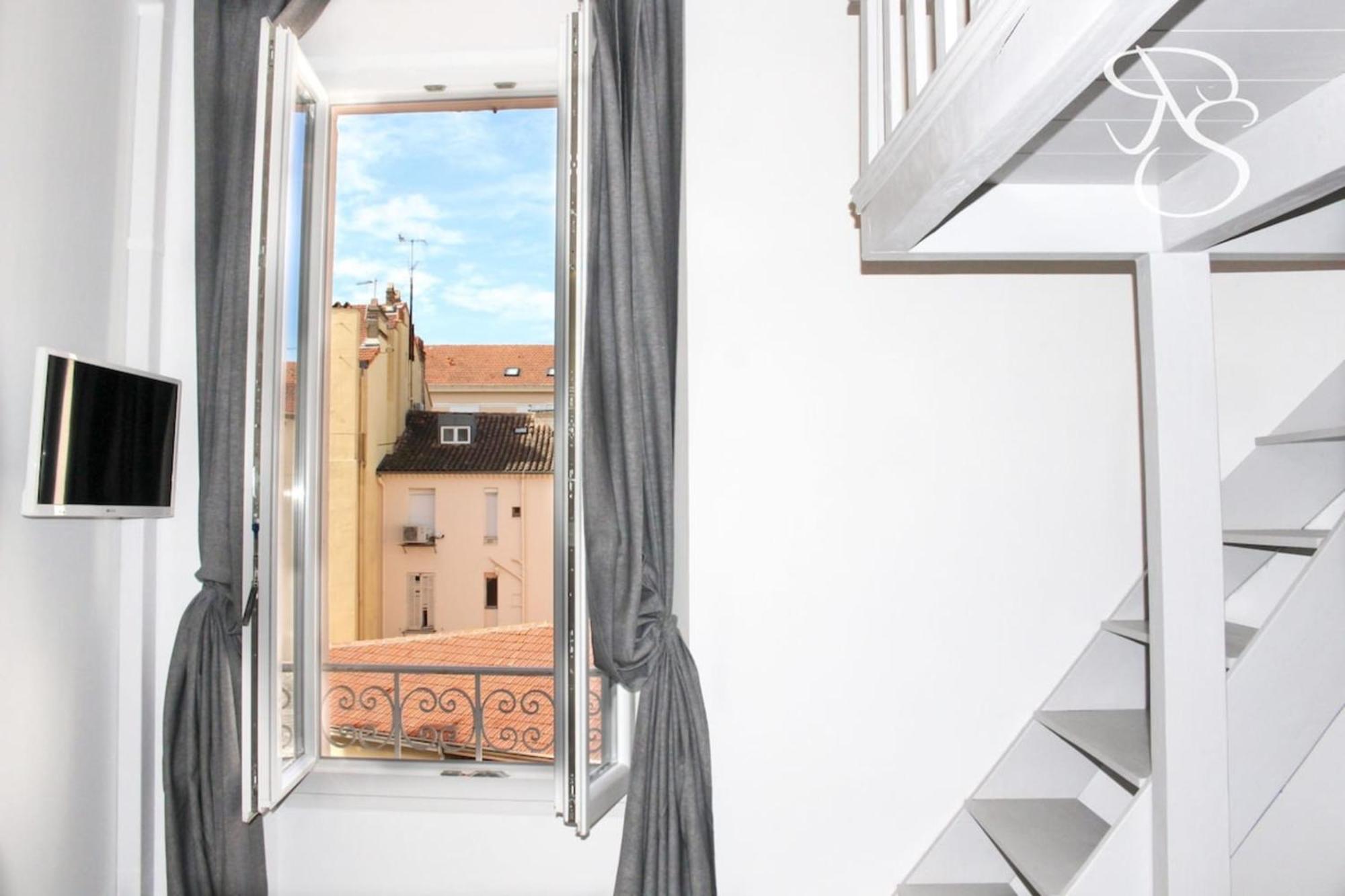 Beautiful Studio Cannes Center Exteriör bild